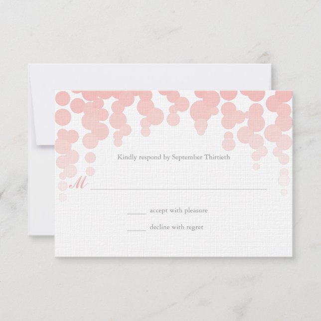Resposta de Casamento de Confetti (Frente)