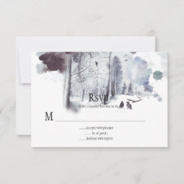 Resposta de Casamento de Corvos em Floresta Cobert