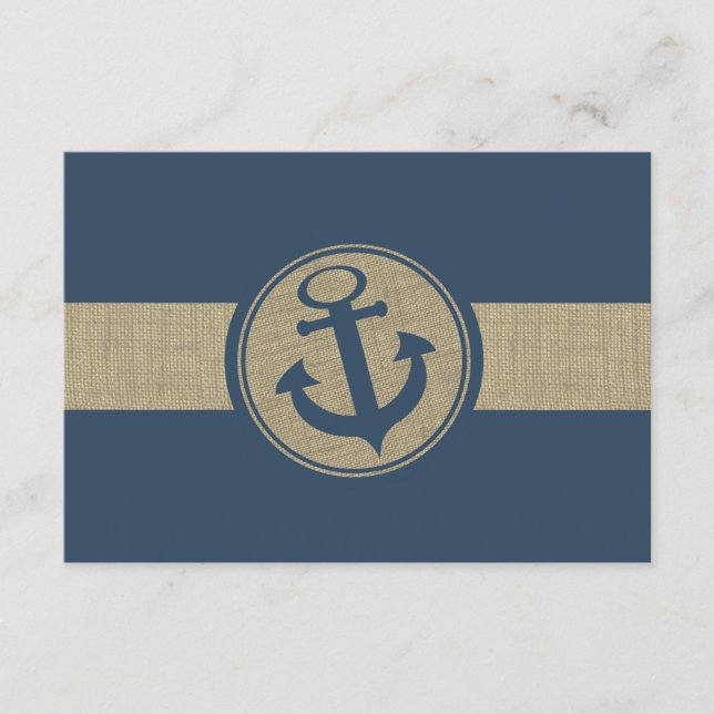 Resposta de Casamento de Praia de Marinho Anchor B (Frente)