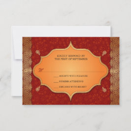 Resposta de Casamento de Quadro Indiano de Borda G