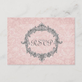 Resposta de Casamento de RSVP de RSVP do Peach Dam