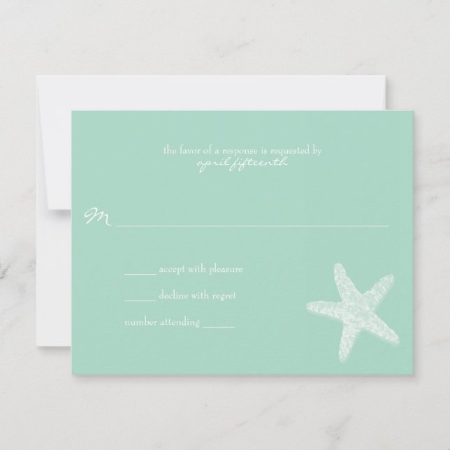 Resposta de Casamento de Starfish (Frente)