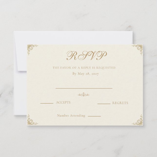 Resposta de Casamento em Marfim Cristão e Ouro Ant (Frente)