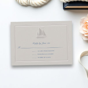 Resposta de Casamento Formal Clássico de Barco à V