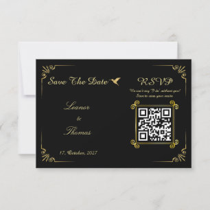 Resposta de Casamento Minimalista Clássica com Bor