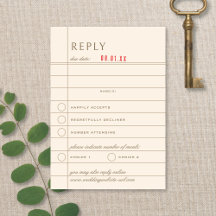 Resposta de Casamento Neutra de Biblioteca Vintage