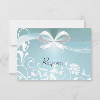 Resposta de Casamento - Placa RSVP - Satin Elegant
