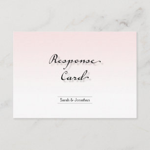 Resposta de Casamento RSVP Limpeza de Crise Simple