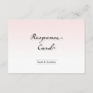 Resposta de Casamento RSVP Limpeza de Crise Simple