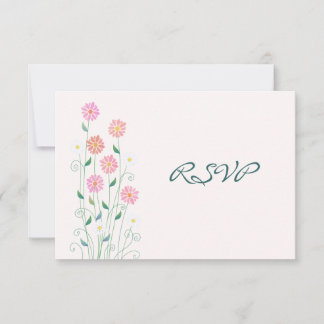 Resposta de Casamento Simples Margaridas Country F