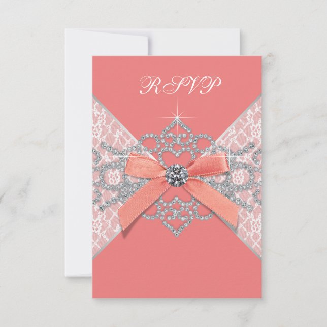 Resposta de Convite de Aniversário de 16 Anos Cora (Frente)