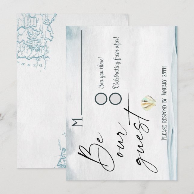 Resposta de Convite Náutico  (Frente/Verso)