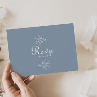 Resposta de Escolha de Menu de Casamento Azul Empo