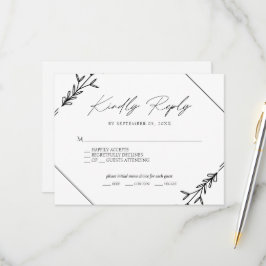 Resposta de Escolha de Menu de Casamento Minimalis