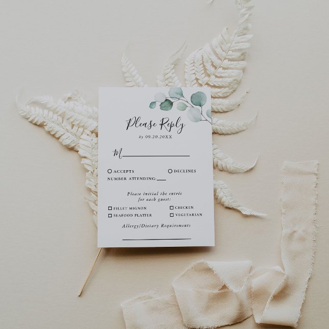 Resposta de Escolha do Menu Casamento Eucalyptus V (Criador carregado)