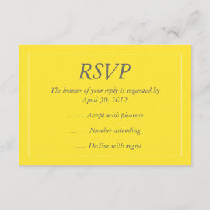 Resposta de eventos, RSVP ou Placas de resposta am