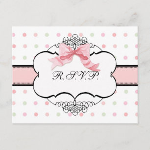 Resposta de Mitzvah RSVP do bastão - redemoinho do