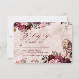 Resposta de RSVP de casamento elegante de Alice no