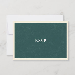 Resposta de RSVP de Jantar de Casamento Clássico C