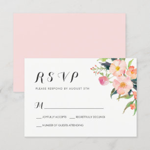 Resposta de RSVP Floral de Jardim Botânico de Aqua