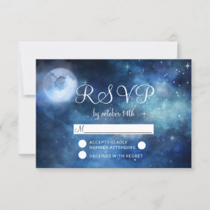 Resposta de RSVP para Casamento de Lua Cheia Estre