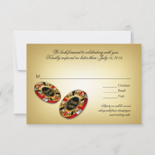 Resposta de RSVP VIP de Las Vegas   vermelho