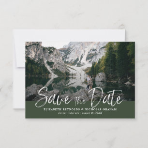 Resposta de Salvar a Data de Fotografia com Letrei