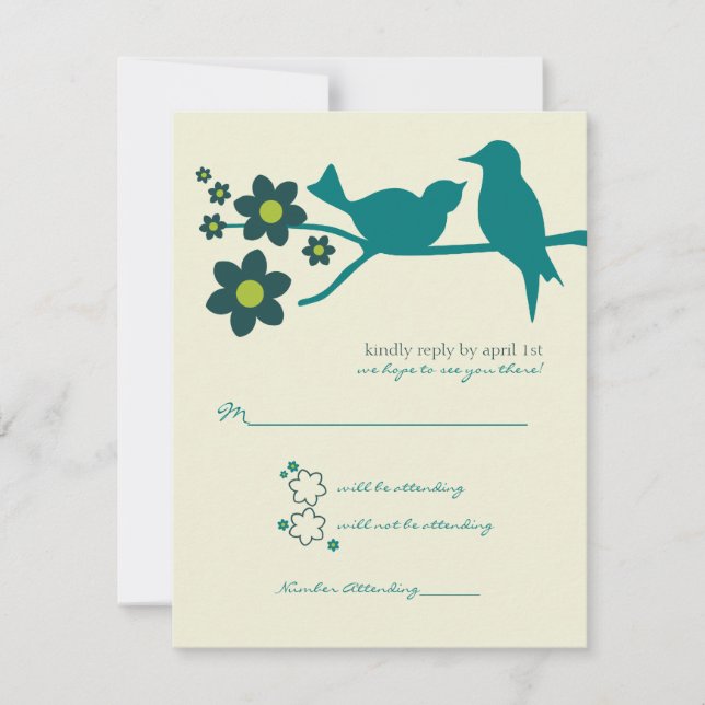 Resposta de Voo do Amor {Peacock} 2 Anúncios (Frente)