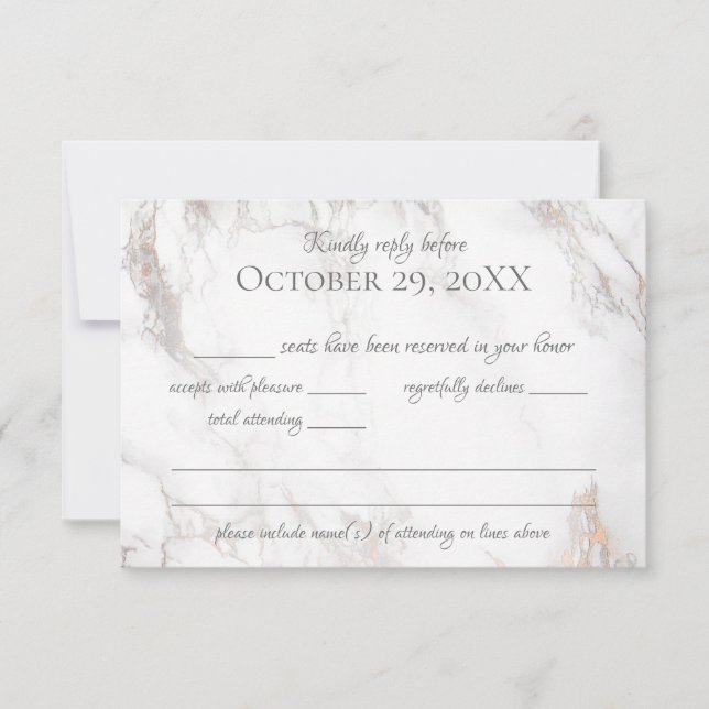 Resposta Dourada Marble e Rosa (Frente)