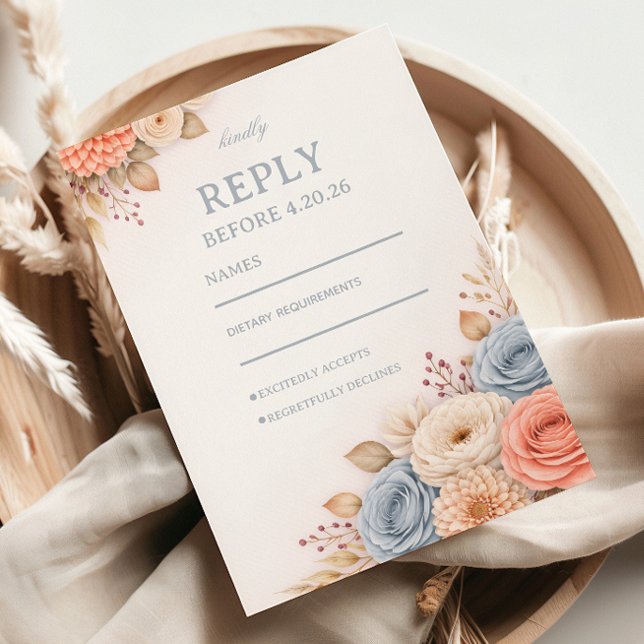 Resposta Floral Pastel Elegante (Criador carregado)