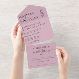 Resposta Gentil Casamento Rosa Bege Assinatura