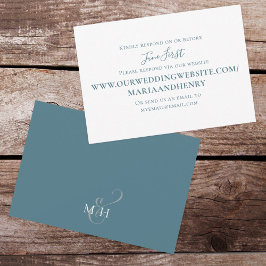 Resposta Minimalista Simples Via Site Azul Simples