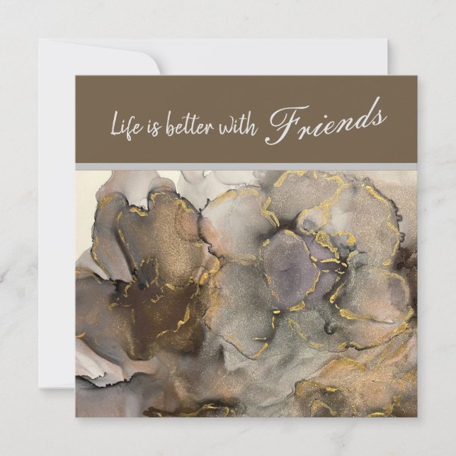 Resposta neutra Cartões de agradecimentos plano (Frente)