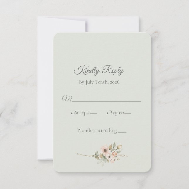 Resposta para Casamento Botânico com Sálvia Macia (Frente)