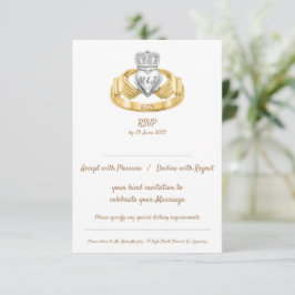 Resposta para Casamento com Anel Claddagh com Inic