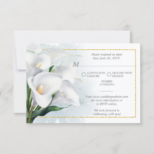 Resposta para Casamento com Lírio Calla Branco Mar