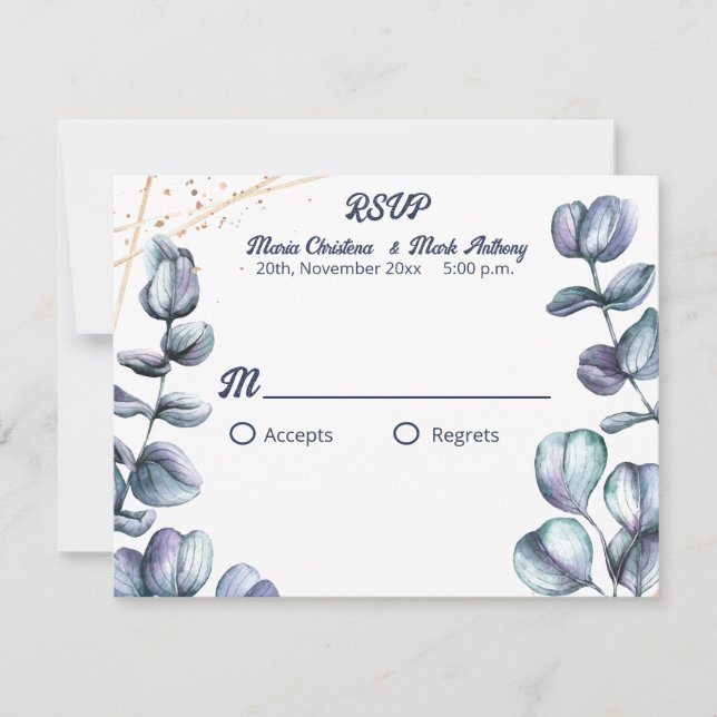 Resposta para Casamento Harmonia de Flores Silvest (Frente)
