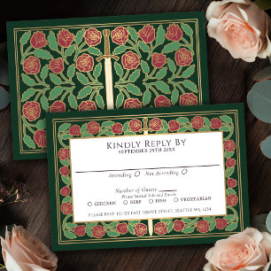 Resposta para Casamento Real Espada Floral Ouro Ve