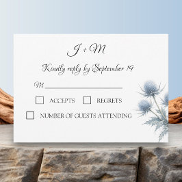 Resposta para Casamento Simples Escocês Blue Thist