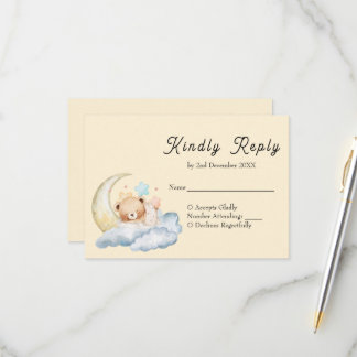 Resposta para chá de bebê do ursinho de sonho doce
