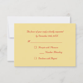 Resposta Personalizada Falso Dourado Vermelho Eleg