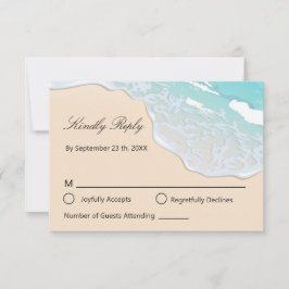 Resposta Personalizada para Casamento na Praia Tro