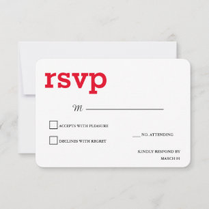 Resposta Resposta Moderna Simples Branco Vermelho