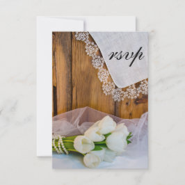 Resposta RSVP de Casamento de Casamento de Tulipas