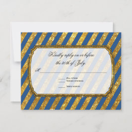 Resposta RSVP de RSVP de Rotação de Tíquete Glitte