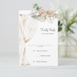 Resposta RSVP do Arco de Casamento Russo