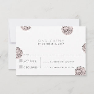 RESPOSTA RSVP RESPOSTA CHic minimalista rosa mini 