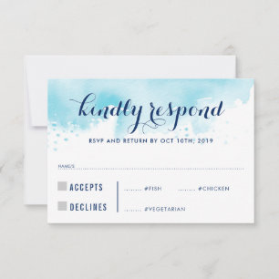 RESPOSTA RSVP RESPOSTA refeições para adultos com