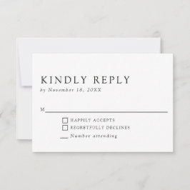 Resposta Simples e Limpa Elegante Minimalista