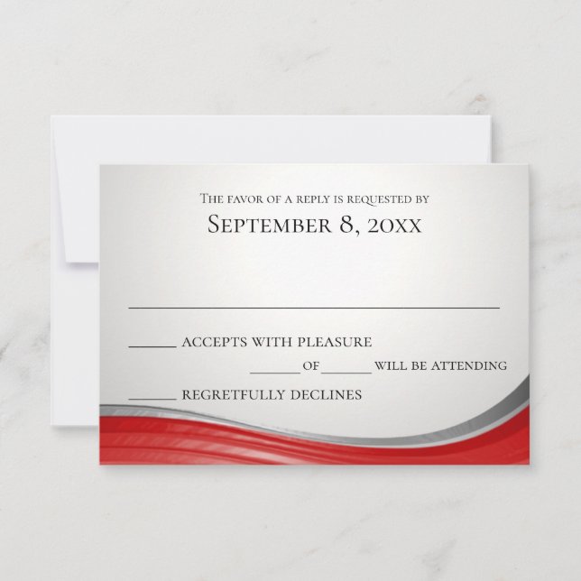 Resposta vermelha em ondas de aço (Frente)